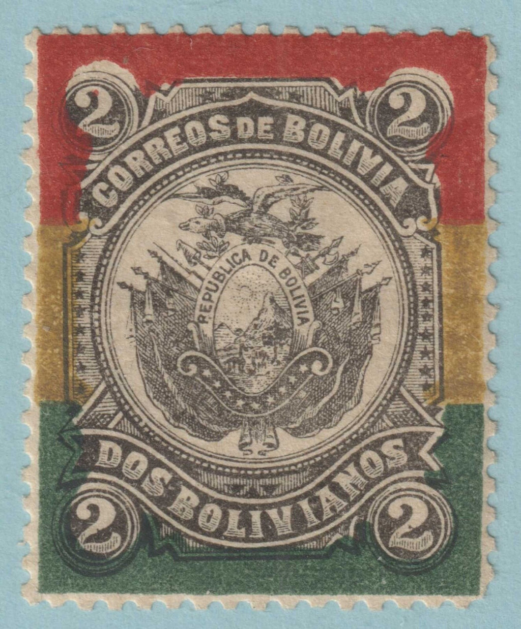 BOLIVIA 54 MINT  HINGED OG* NO FAULTS VERY FINE! KQA