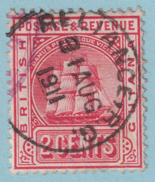 BRITISH GUIANA 172b  USED - "RELIANCE" CANCEL - NO FAULTS VERY FINE! - LAZ