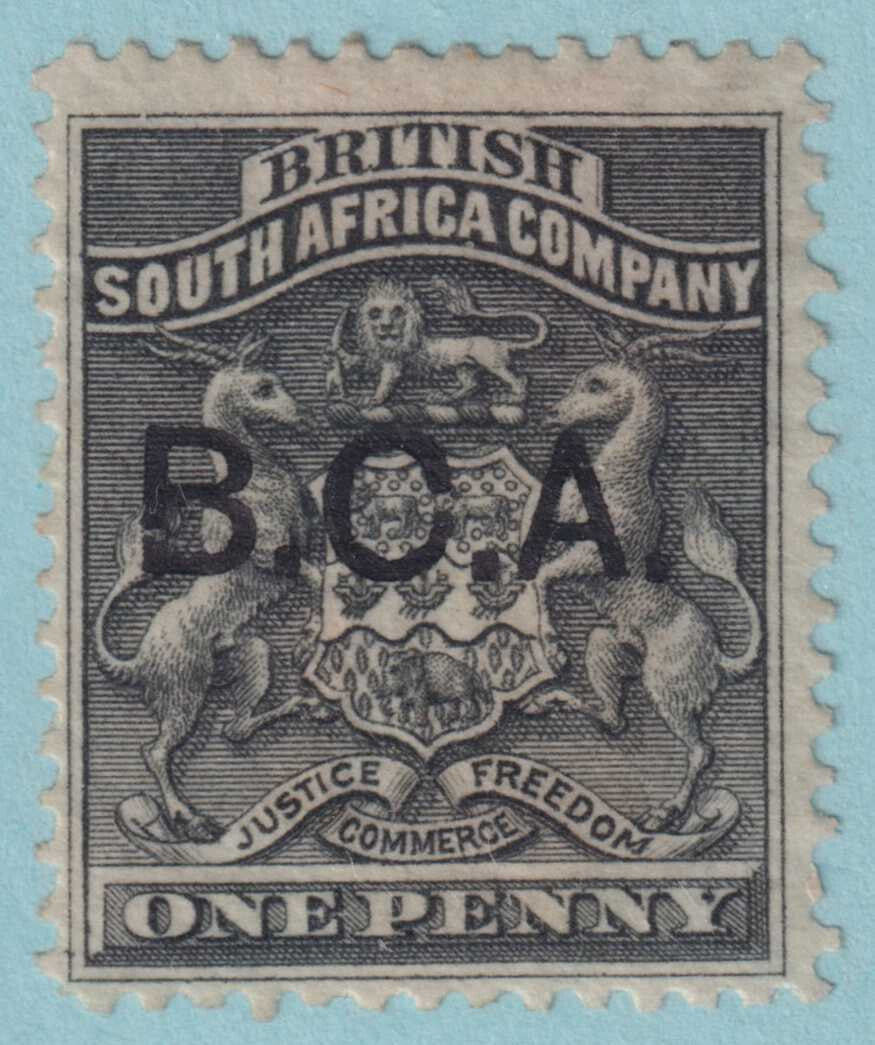 BRITISH CENTRAL AFRICA 1  MINT HINGED OG * NO FAULTS VERY FINE! - FWH