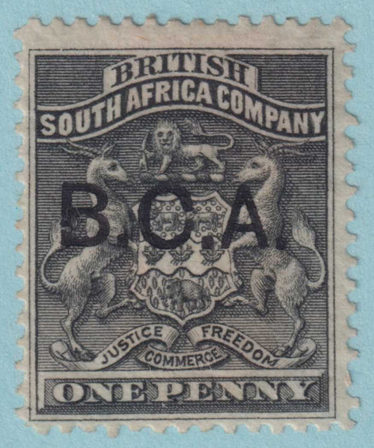 BRITISH CENTRAL AFRICA 1  MINT HINGED OG * NO FAULTS VERY FINE! - FWH