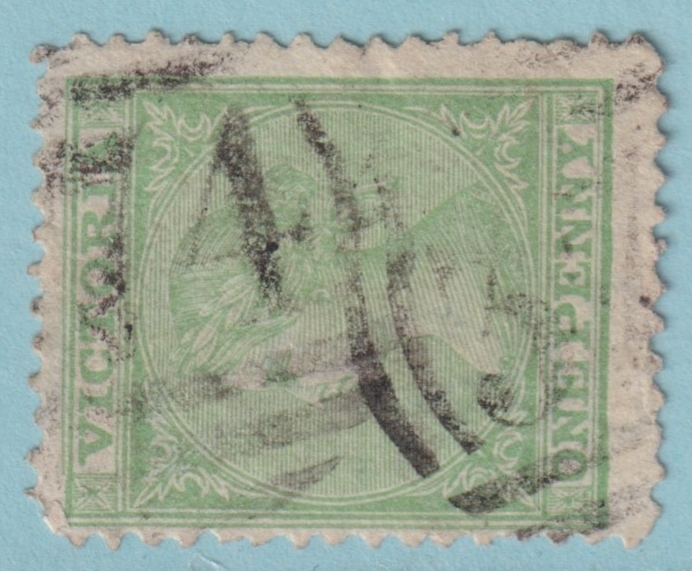 AUSTRALIA VICTORIA INKERMAN 374 CANCEL POSTMARK RATED (RRRR) BY FREEMAN!  LCE