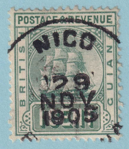 BRITISH GUIANA 160  USED - "NIGG" CANCEL - NO FAULTS VERY FINE! - TXW