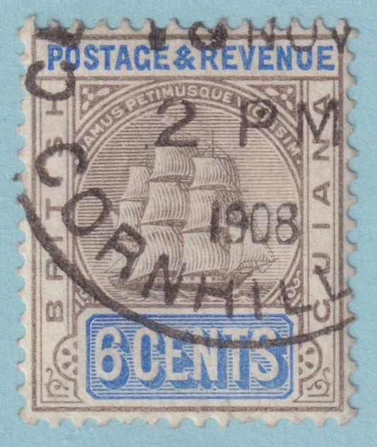 BRITISH GUIANA 164  USED - "CORNHILL" CANCEL - NO FAULTS VERY FINE! - UBC