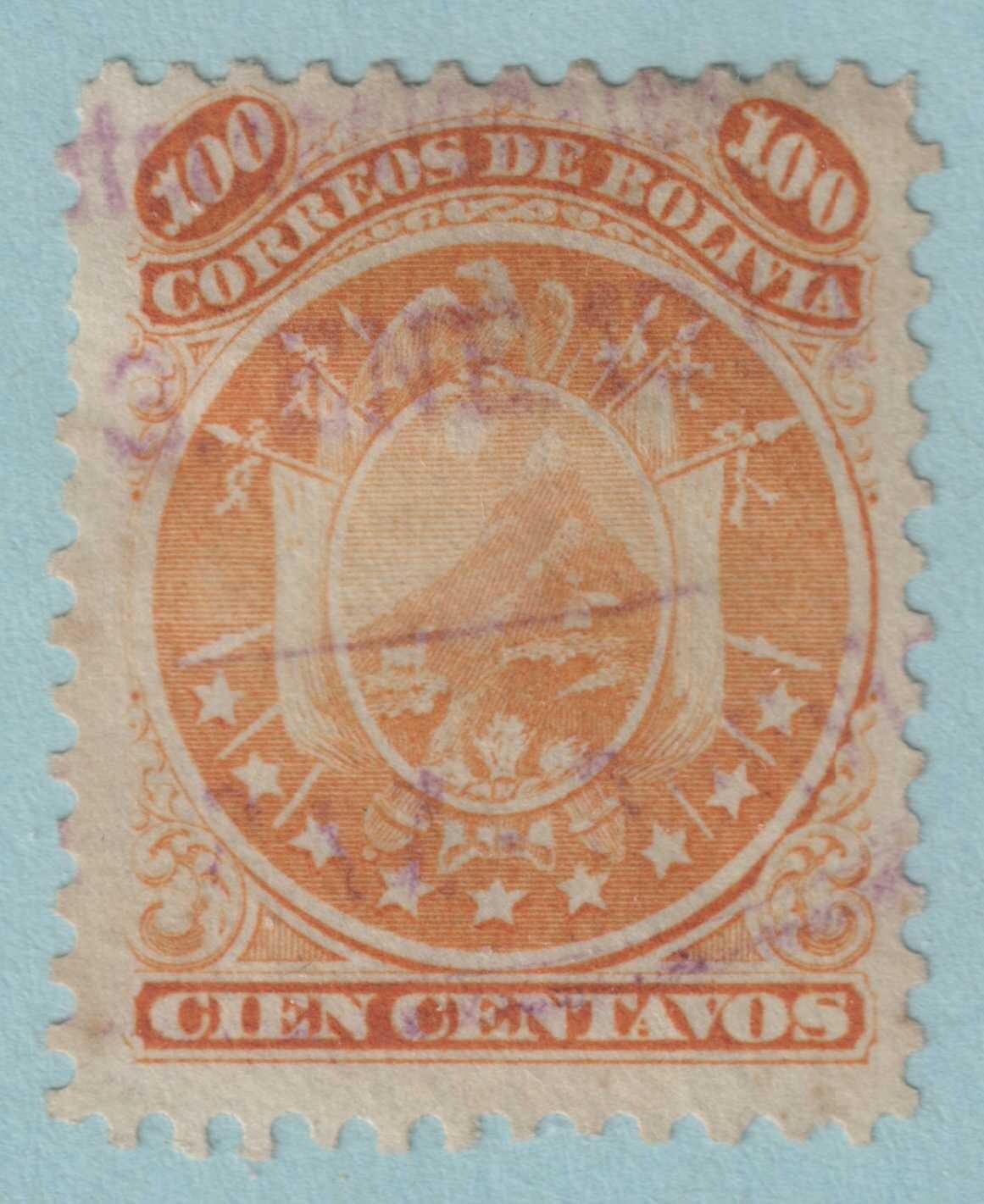BOLIVIA 34 USED NO FAULTS VERY FINE! UIK