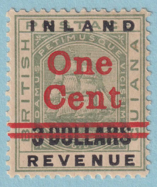 BRITISH GUIANA 150  MINT LIGHTLY HINGED OG * NO FAULTS VERY FINE! - TTN