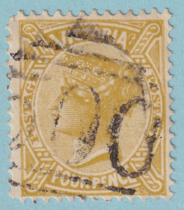 AUSTRALIA VICTORIA WINSLOW 500 CANCEL POSTMARK RATED (RR)  BY FREEMAN! BOU