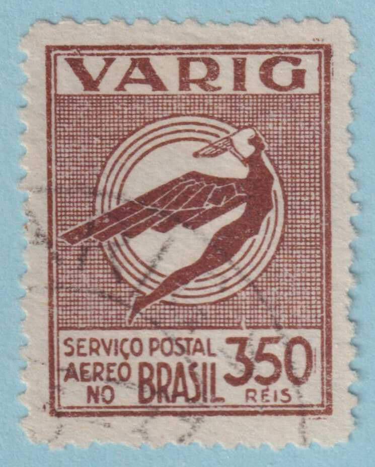 BRAZIL - VARIG 3CL26  USED - NO FAULTS VERY FINE! - RJZ
