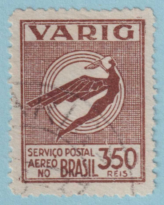 BRAZIL - VARIG 3CL26  USED - NO FAULTS VERY FINE! - RJZ