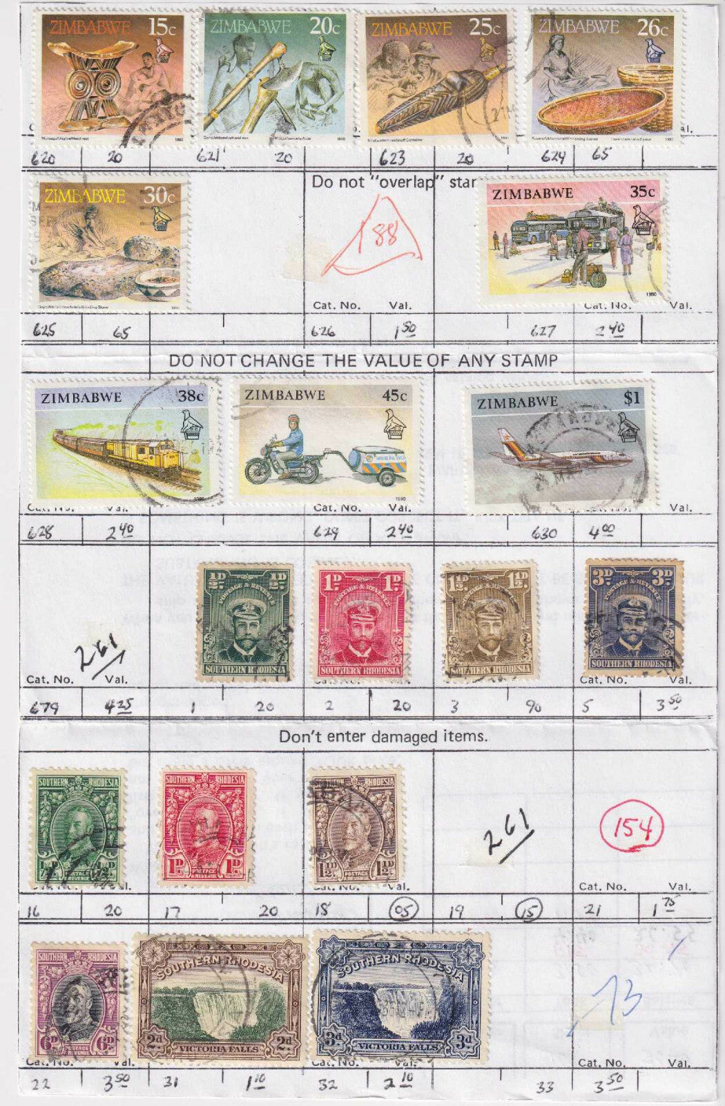 AFRICAN COUNTRIES - INTERESTING MINT & USED GROUP REMOVED FROM SHEETS - S999