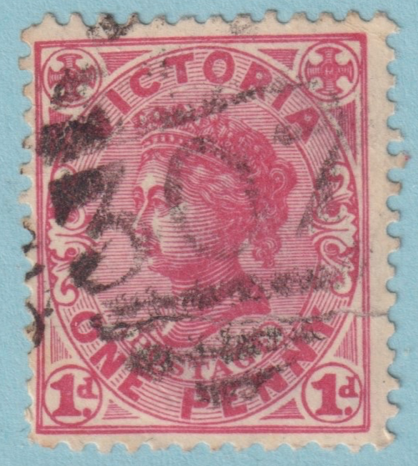 AUSTRALIA VICTORIA WANDILIGONG  307 CANCEL POSTMARK RATED (S) BY FREEMAN! GTS