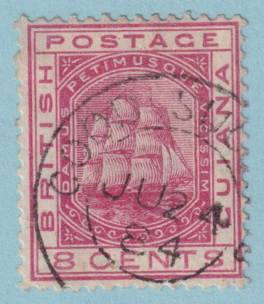 BRITISH GUIANA 172b USED - "GOOD SUCCESS"  CANCEL - NO FAULTS VERY FINE! - VHK