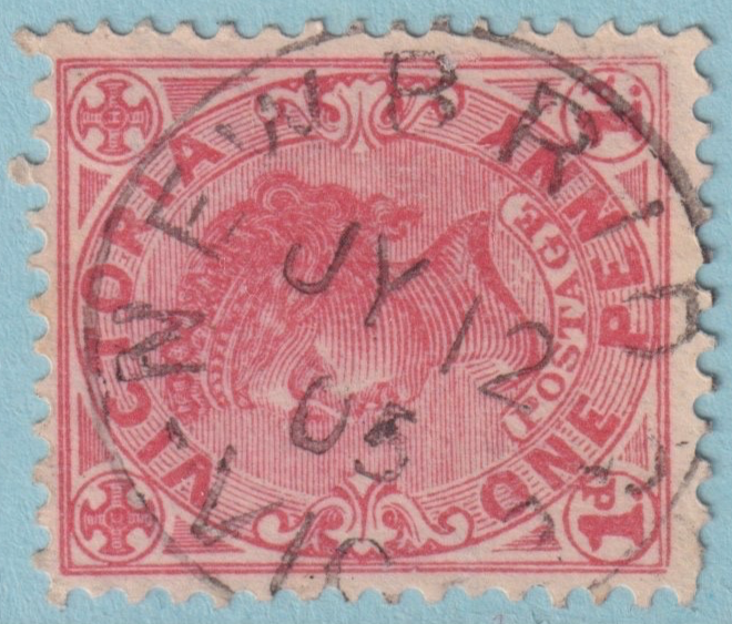 AUSTRALIA VICTORIA NEWBRIDGE POSTMARK CANCELS  RATED (RR) BY FREEMAN!   NRQ
