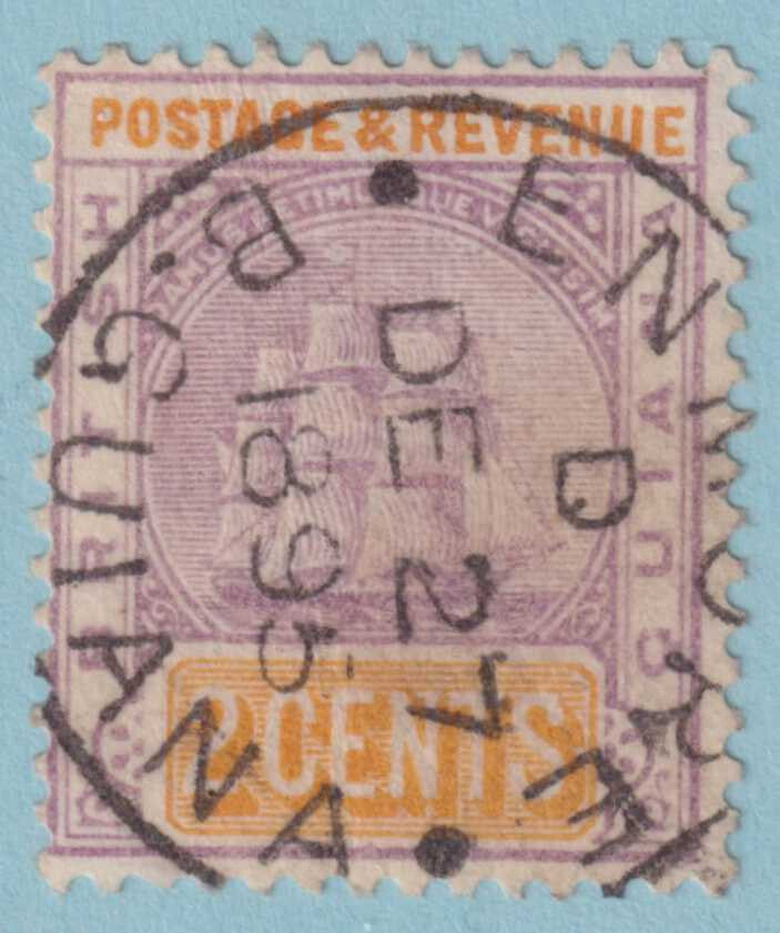 BRITISH GUIANA 132  USED - "ENMORE"  CANCEL - NO FAULTS VERY FINE! - NRW