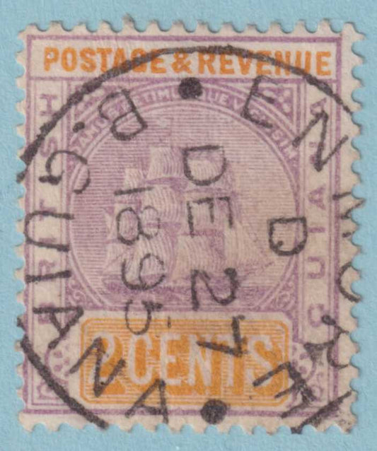 BRITISH GUIANA 132  USED - "ENMORE"  CANCEL - NO FAULTS VERY FINE! - NRW