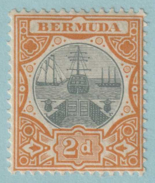 BERMUDA 36  MINT LIGHTLY HINGED OG * NO FAULTS VERY FINE! - TFM