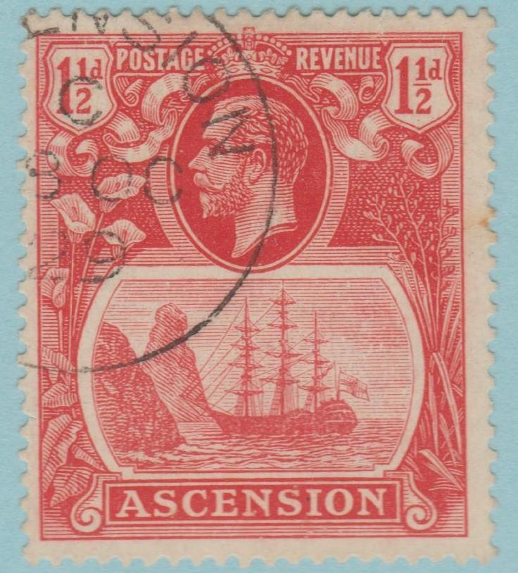 ASCENSION ISLAND 12  USED - NO FAULTS VERY FINE! - TTH