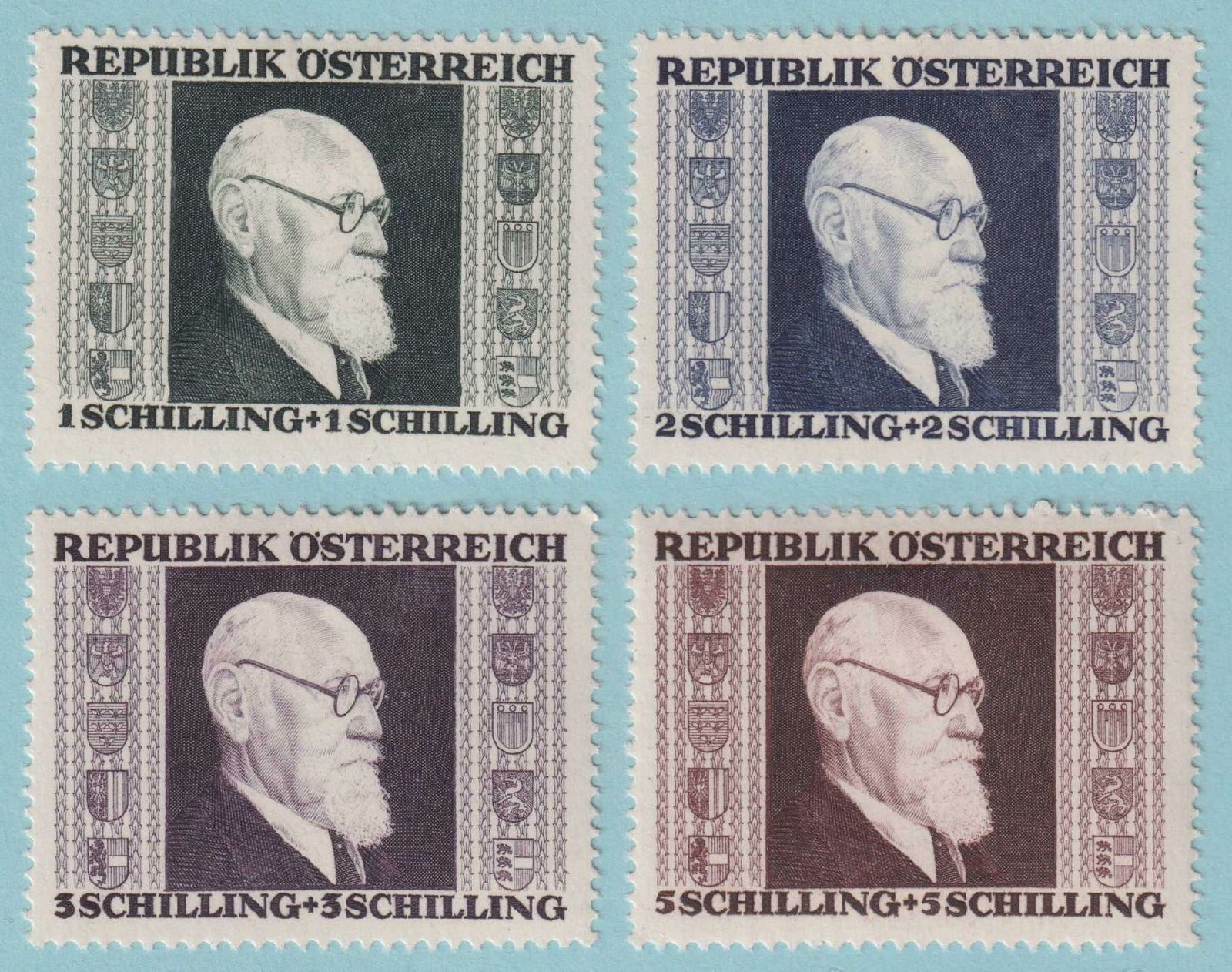 AUSTRIA B167 - B170 SEMI-POSTALS  MINT HINGED OG * NO FAULTS VERY FINE! - X502