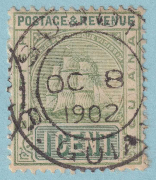 BRITISH GUIANA 131A  USED - "SUDDIE" CANCEL - NO FAULTS VERY FINE! - JKQ