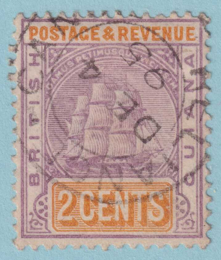 BRITISH GUIANA 132 USED - "RELIANCE - CANJE" CANCEL - NO FAULTS VERY FINE! - UDE