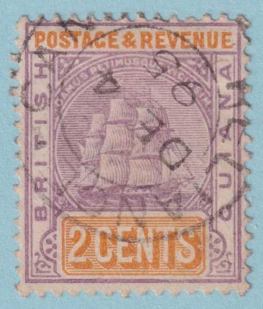 BRITISH GUIANA 132 USED - "RELIANCE - CANJE" CANCEL - NO FAULTS VERY FINE! - UDE