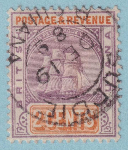 BRITISH GUIANA 132  USED - "SUDDIE" CANCEL - NO FAULTS VERY FINE! - LNC