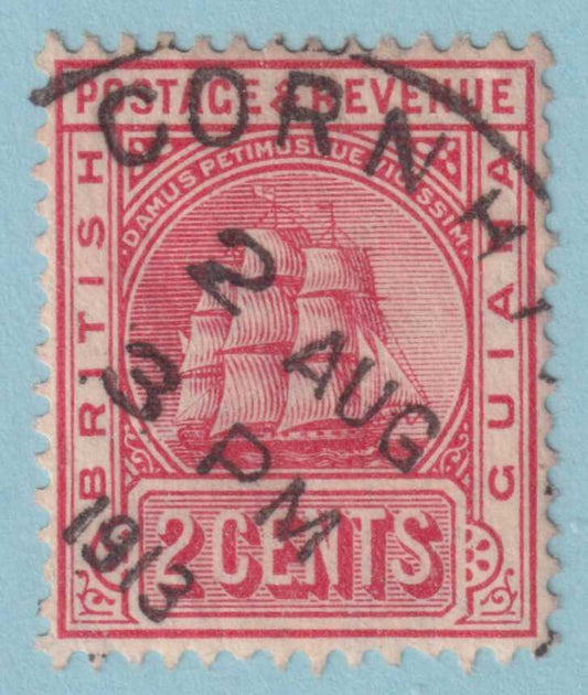 BRITISH GUIANA 172b USED - "CORNHILL"  CANCEL - NO FAULTS VERY FINE! - RUD