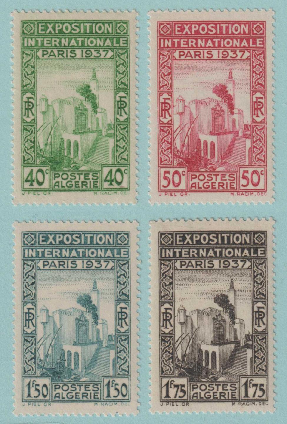 ALGERIA 109 - 112  MINT HINGED OG * NO FAULTS EXTRA FINE! - S606