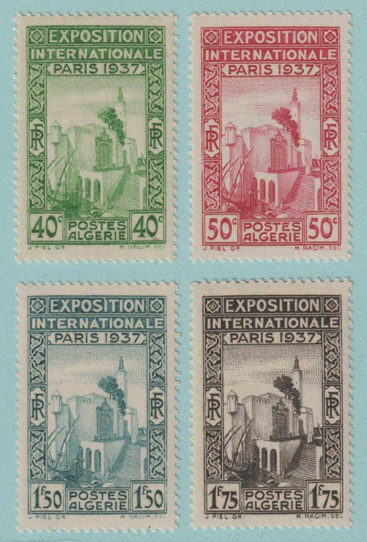 ALGERIA 109 - 112  MINT HINGED OG * NO FAULTS EXTRA FINE! - S606