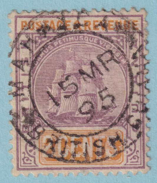 BRITISH GUIANA 132  USED - "MAHAICA" CANCEL - NO FAULTS VERY FINE! - FVY