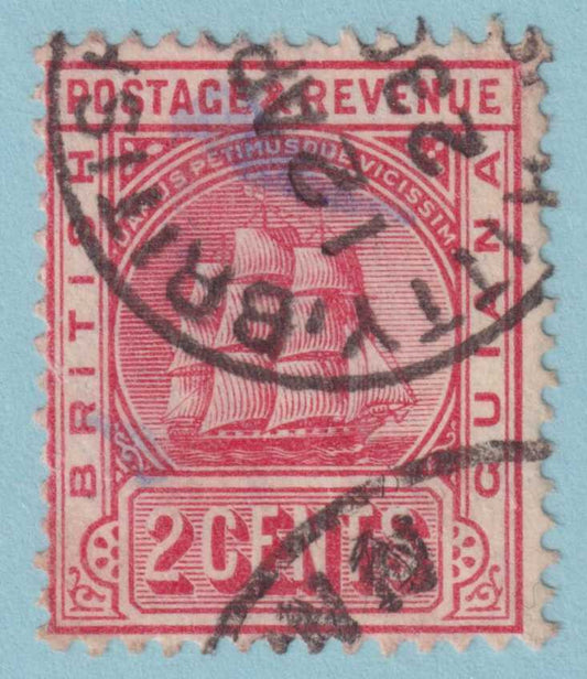 BRITISH GUIANA 172b  USED - "KITTY"  CANCEL - NO FAULTS VERY FINE! - SFK