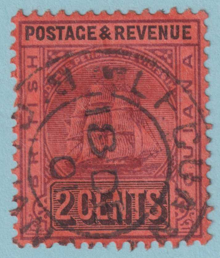 BRITISH GUIANA 134  USED - "LEGUAN" CANCEL - NO FAULTS VERY FINE! - KUY