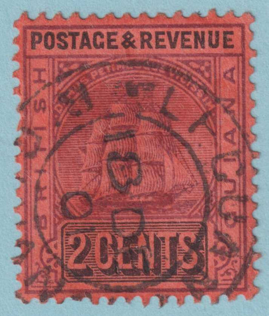 BRITISH GUIANA 134  USED - "LEGUAN" CANCEL - NO FAULTS VERY FINE! - KUY