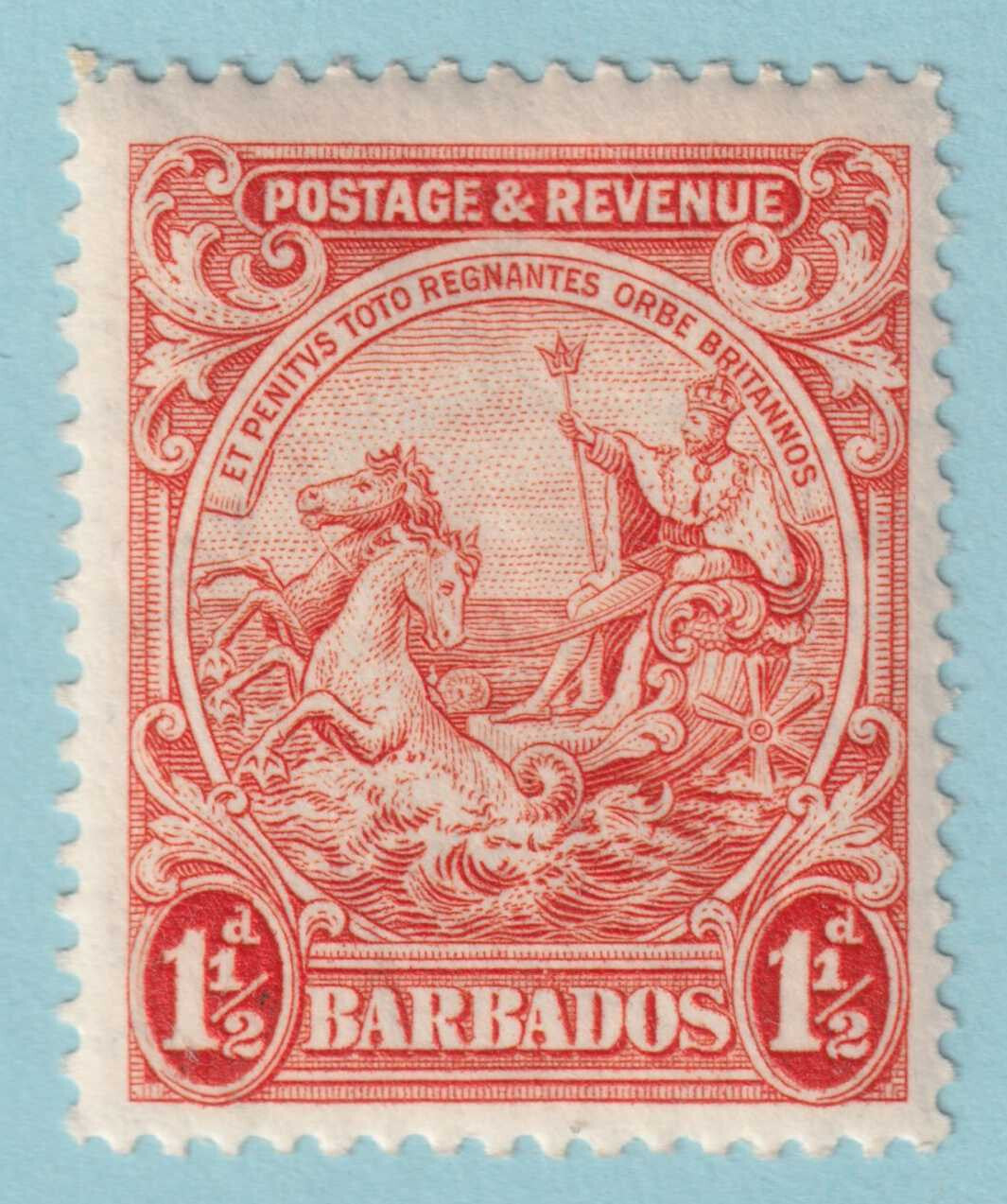 BARBADOS 168b  MINT HINGED OG * PERF 14 - NO FAULTS VERY FINE! - SPM