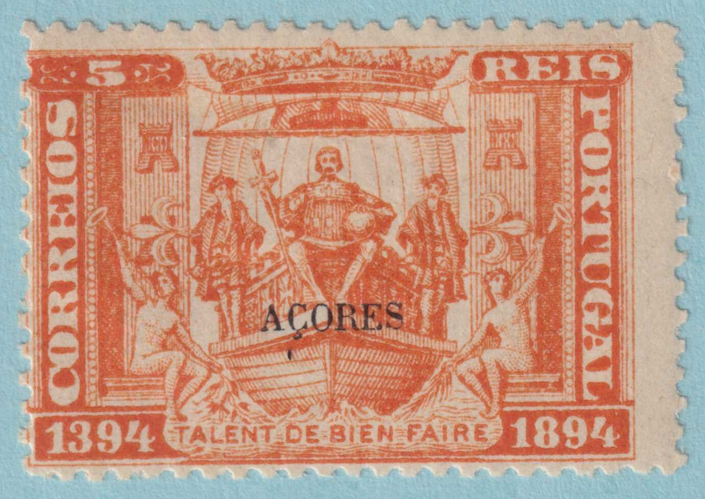 AZORES 65  MINT HINGED OG * NO FAULTS VERY FINE! - IMW