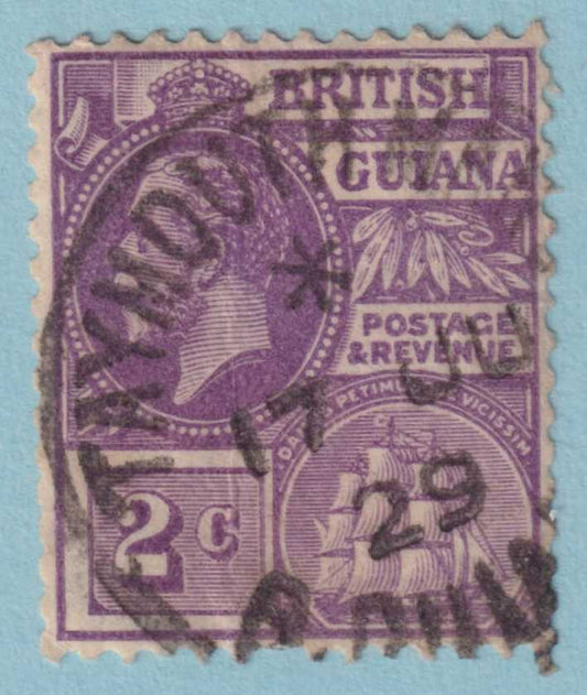 BRITISH GUIANA 193  USED - "TAYMOUTH MANOR" CANCEL - NO FAULTS VERY FINE! - ZGB
