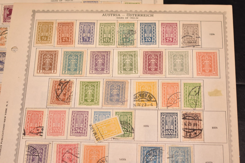 AUSTRIA - STRONG MINT AND USED COLLECTION ON ALBUM PAGES - BIN GAB