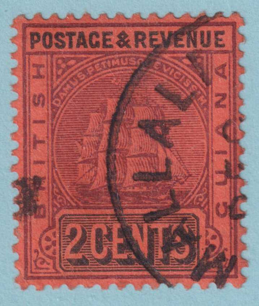 BRITISH GUIANA 134  USED - "MALLALI" CANCEL - NO FAULTS VERY FINE! - ZTJ