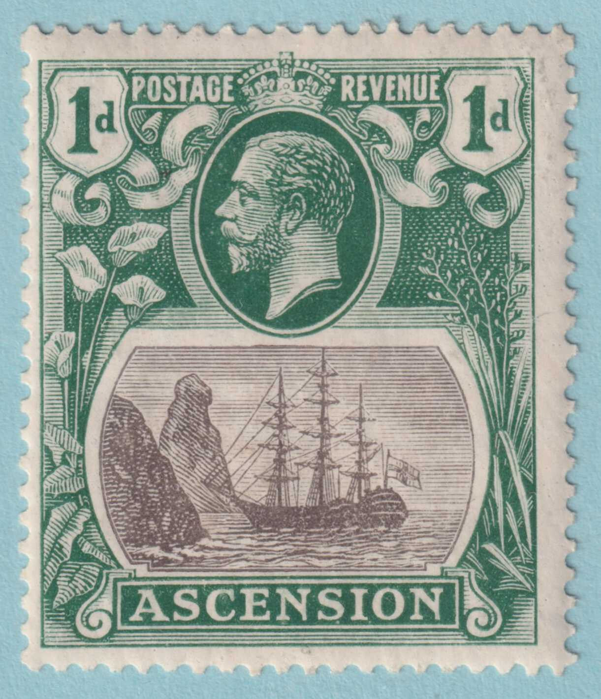 ASCENSION ISLAND 11  MINT HINGED OG * NO FAULTS VERY FINE! - LFS