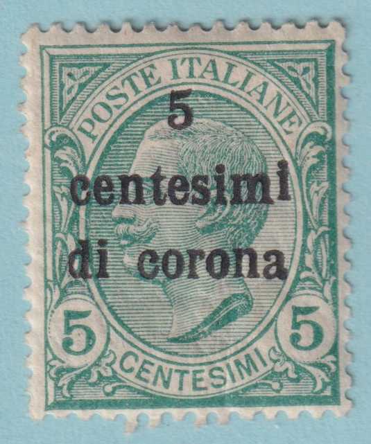 AUSTRIA – ITALIAN OCCUPATION N66  MINT HINGED OG * RAISED "i" VARIETY - OHQ