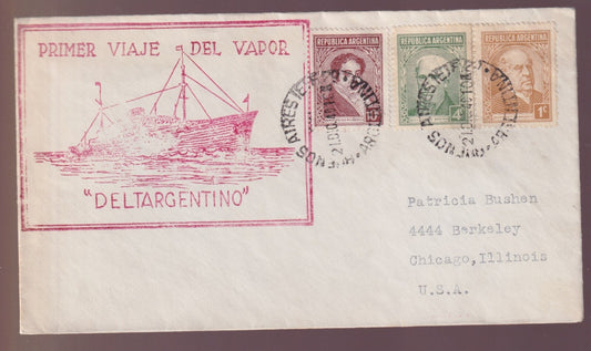 ARGENTINA DELTARGENTINO TO CHICAGO 1940 F18