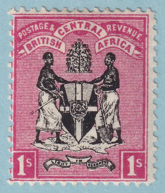 BRITISH CENTRAL AFRICA 36  MINT HINGED OG * NO FAULTS VERY FINE! - ZDU