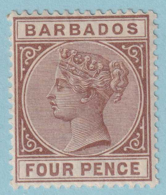 BARBADOS 65  MINT HINGED OG * NO FAULTS EXTRA FINE! - ZXH