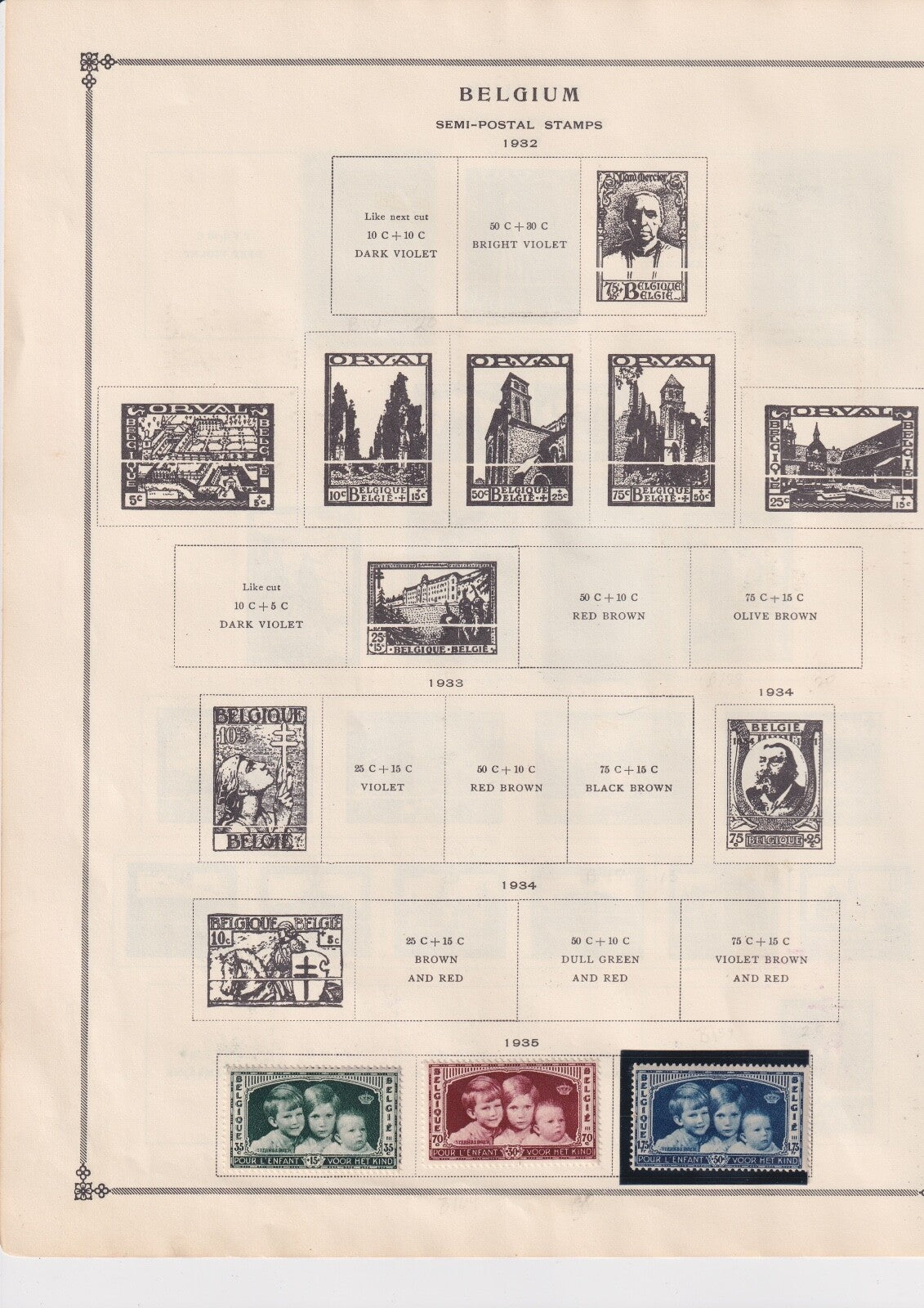BELGIUM OLD STRONG COUNTRY COLLECTION ON ALBUM PAGES MINT AND USED BIN AAD