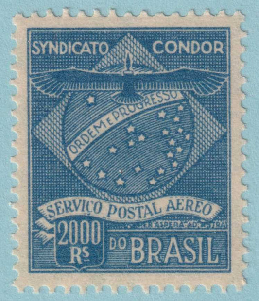 BRAZIL 1CL5 AIRMAIL SEMI-OFFICIAL  MINT HINGED OG * CONDOR SYNDICATE - SZS