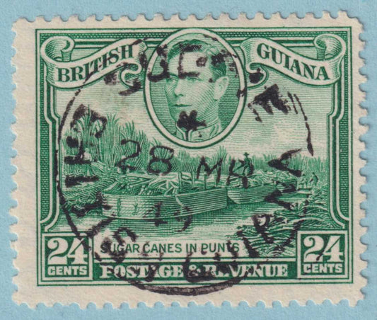 BRITISH GUIANA 234  USED - "SUDDIE" CANCEL - NO FAULTS VERY FINE! - VXX