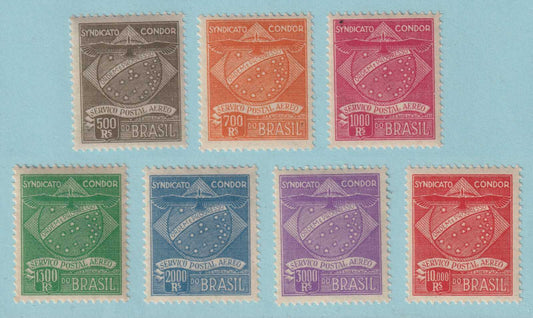 BRAZIL - CONDOR SYNDICATE 1CL1 - 1CL7  MINT NEVER HINGED OG ** VERY FINE! - P759