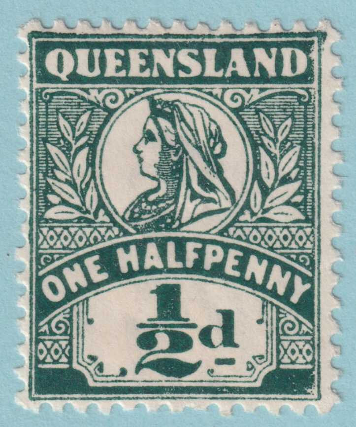 AUSTRALIAN STATES - QUEENSLAND 124  MINT HINGED OG * NO FAULTS VERY FINE! - IFN