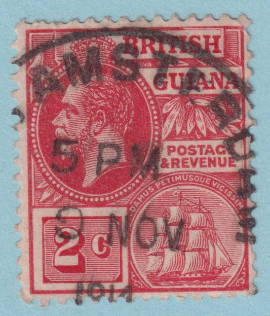 BRITISH GUIANA 179  USED - "NEW AMSTERDAM" CANCEL - NO FAULTS VERY FINE! - MKD