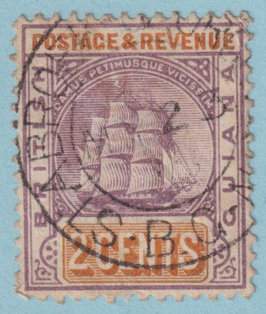 BRITISH GUIANA 132  USED - "STABROEK" CANCEL - NO FAULTS VERY FINE! - TOJ
