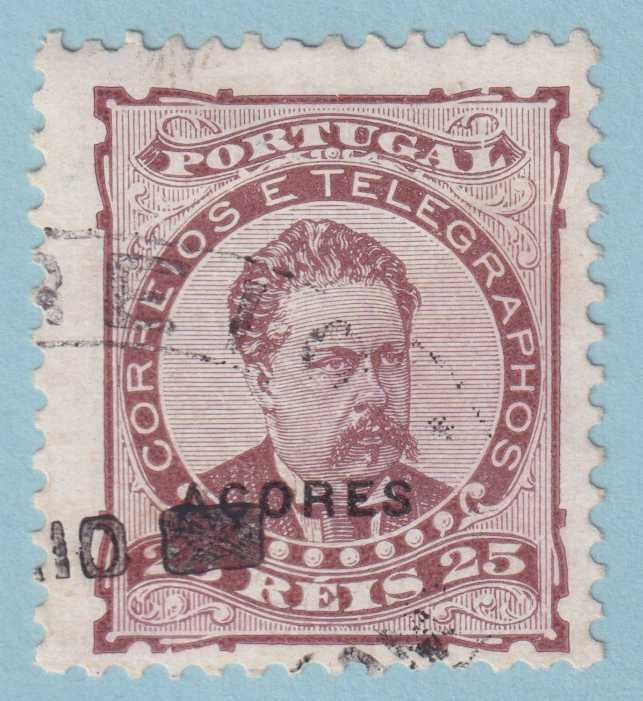 AZORES 50c  USED - NO FAULTS VERY FINE! - HPQ